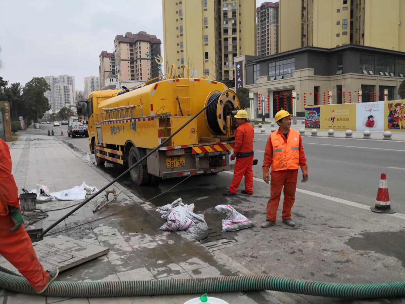 抚松排污管道清淤-管道清洗